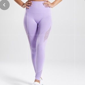 Gymshark Lavender Seamless Leggings M